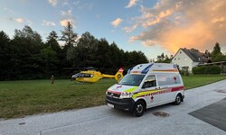 Neben der ÖAMTC-Flugrettung waren das Notarzteinsatzfahrzeug Voitsberg-Köflach, zwei ...