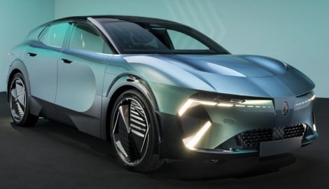Der Renault Embleme hat einen 90% kleineren CO2-Fußabdruck als ein vergleichbares ...