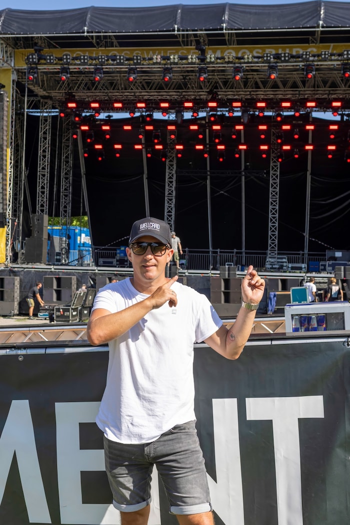 Veranstalter Thomas Semmler präsentiert an diesem Wochenende in Moosburg die neue, gigantische ...