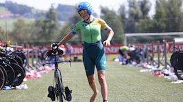 Die Lokalmatadorin Katharina Loidl greift auch heuer wieder beim Trumer Triathlon an.