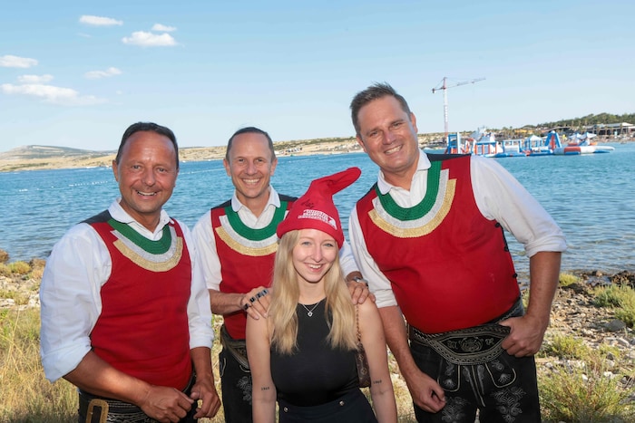 Und 2026 am kroatischen Partystrand.