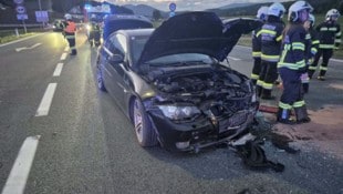 Die Feuerwehren rückten mit 30 Kräften zur Unfallstelle aus.