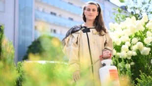 Kerstin Auberger ist Schädlingsbekämpferin beim Linzer Familienbetrieb Adonex.