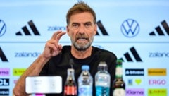 Jürgen Klopp findet bei seiner Präsentation als DFB-Bundestrainer klare Worte. 