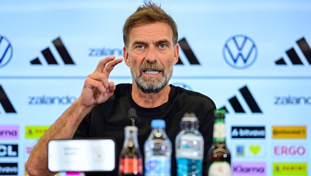Jürgen Klopp findet bei seiner Präsentation als DFB-Bundestrainer klare Worte.