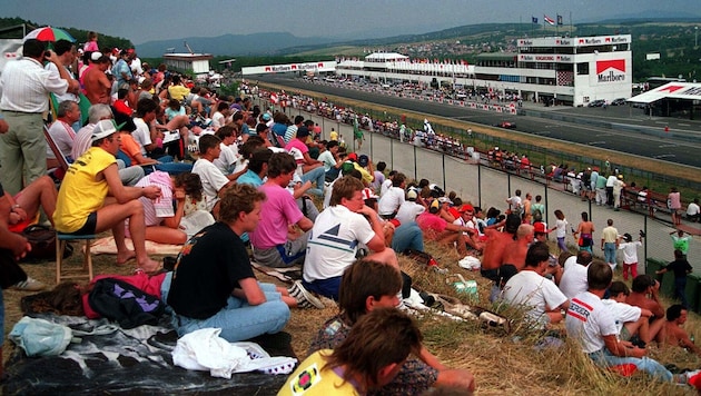 In den Neunzigerjahren herrschten oft wilde Zustände am Hungaroring