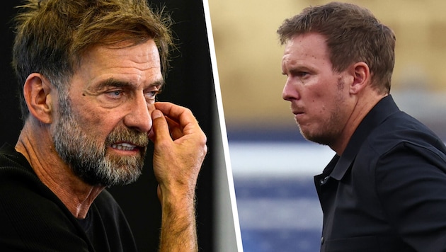 Jürgen Klopp sprach bei seiner ersten PK als Bundestrainer auch über seinen Vorgänger Julian ...