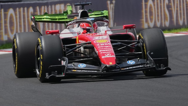 Charles Leclerc set the fastest lap.