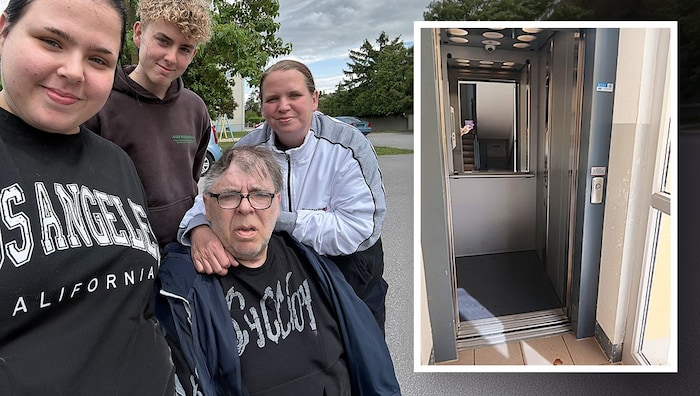 Max K. hatte erst kürzlich eine schwere Kopfoperation. Ohne Lift kann er die Wohnung nicht ...