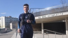 Der 15-jährige Erik Stefan aus Mödling hört auch nach seiner WM-Challenge nicht mit dem Laufen ...
