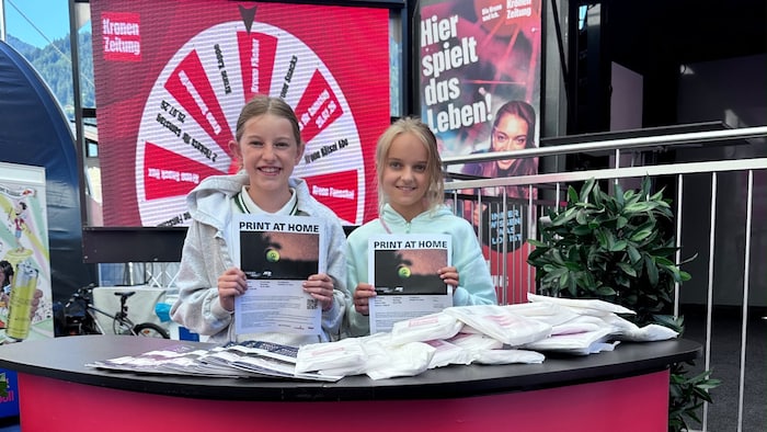 Frida Hammerl (li.) und Marta Zangerl Falkeis aus Zams.