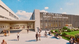 Ein 2-Millionen-Geschenk für die Stadt – so soll der Sport- und Eventcenter aussehen.