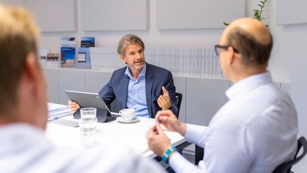 LRH-Direktor Günter Bauer im Gespräch mit der „Krone“.