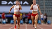 Isabel Posch (l.) und Magdalena Lindner kämpfen heute um den 100 Meter-Titel.