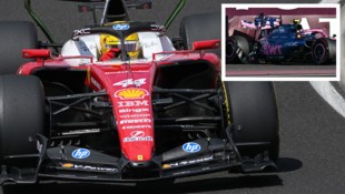 Lewis Hamilton dominierte das Training, Franco Colapinto crashte in die Bande..