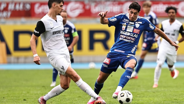 Hartberg will mit dem Argentinier Urrutia (re.) wieder alle überraschen.