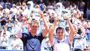 Lucas Miedler (rechts) hat sich zusammen mit Marc Polmans den Titel geholt. 
