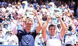 Lucas Miedler (rechts) hat sich zusammen mit Marc Polmans den Titel geholt. 