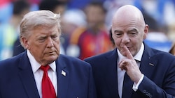 Zwei Freunde unter sich: Donald Trump und Gianni Infantino.
