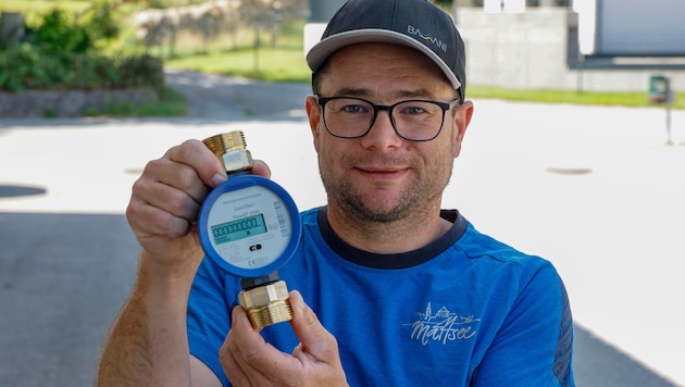 Bauhofleiter Georg Handlechner hat mit seinem Team schon 1000 Zähler ausgetauscht.
