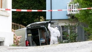 Die Spurensicherung war mehrere Stunden vor Ort.