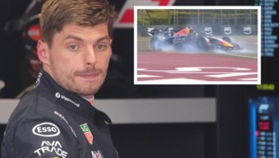 Max Verstappen drehte sich kurz vorm Finish.