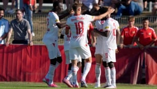 Red Bull Salzburg feierte einen Kantersieg gegen SV Oberwart.