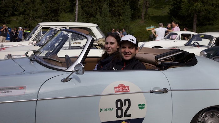 Adabei-Redakteurin Emily Patek und Richard Lietz bestritten gemeinsam den Grand Prix – mit ...