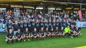 Die Copa-Pele-Stars beehrten die altehrwürdige Gruabn.