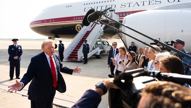 „Das beste Flugzeug der Welt“, meinte Trump noch vor dem Erstflug. Jetzt sieht das wohl anders ...