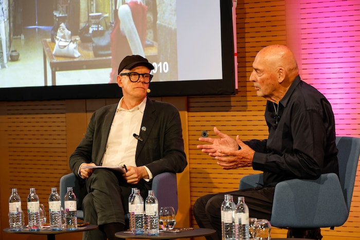 Kurator Hans Ulrich Obrist (li.) und Architekt Rem Koolhaas sprachen über architektonische ...