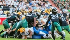 Im Finale zwischen den Grazer Giants und den Dragons ging es ordentlich zur Sache.