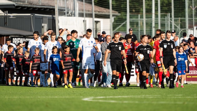 Beim Spiel zwischen Union Gurten und Blau-Weiß Linz kam es zu einem Eklat.