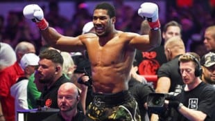 Anthony Joshua jubelt.