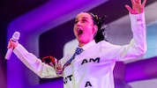 Katy Perry während eines Auftritts am Paléo-Festival in Nyon
