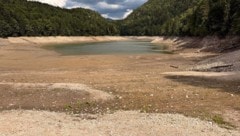 Der Nussensee ist heuer fast völlig ausgetrocknet und gibt nun etliche Geheimnisse preis.
