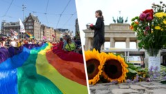 Nach dem Anschlag auf die Pride-Party in Berlin fürchtet man nun Nachahmungstäter. In Amsterdam ...