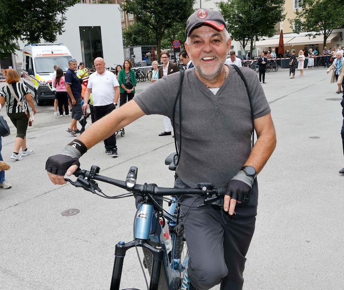 Stefan Krüger ist gerade am Heimweg von seiner sonntäglichen Radlrunde.