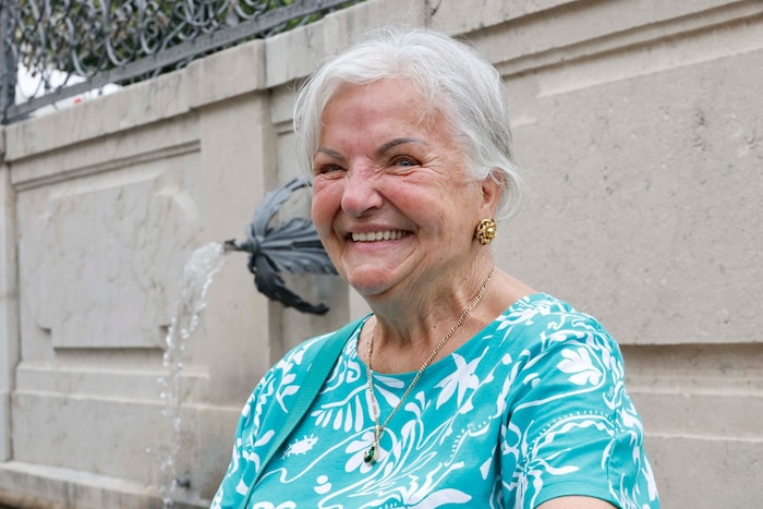 Margarethe Gallert ist jedes Jahr zum Promi-Schauen in der Hofstallgasse.