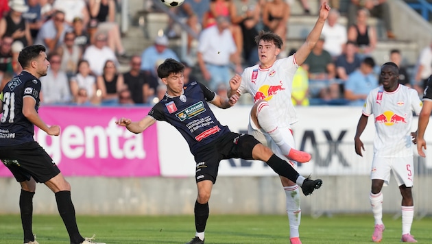 Bartosz Mazurek feierte gegen Oberwart sein Debüt für Red Bull Salzburg.