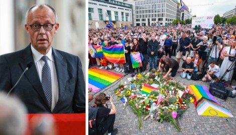 Bundeskanzler Friedrich Merz nahm am Trauergottesdienst in Berlin teil und hielt eine emotionale ...