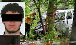 Abdul B. (kleines Bild) verübte mit einem weißen Transporter den Anschlag auf die Berliner ...
