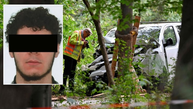 Abdul B. (small photo) carried out the attack on Berlin Pride using a white van.