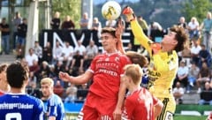 Goalie Luka Maric war für Hartberg zur Stelle, als es heiß wurde.