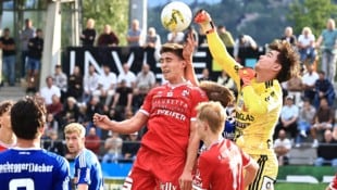 Goalie Luka Maric war für Hartberg zur Stelle, als es heiß wurde.