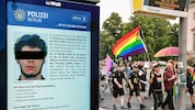 Trauermarsch vorbei an einem Fahndungsbild des Berliner Attentäters Abdul B.
