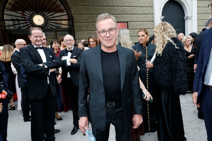 ÖFB-Teamchef Ralf Rangnick wurde mit Applaus empfangen.