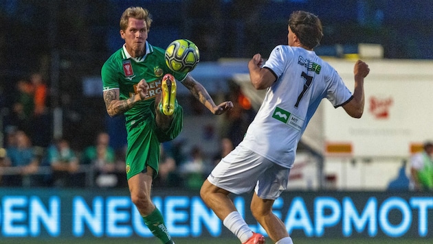 Rapid’s two-goal scorer Tonni Adamsen
