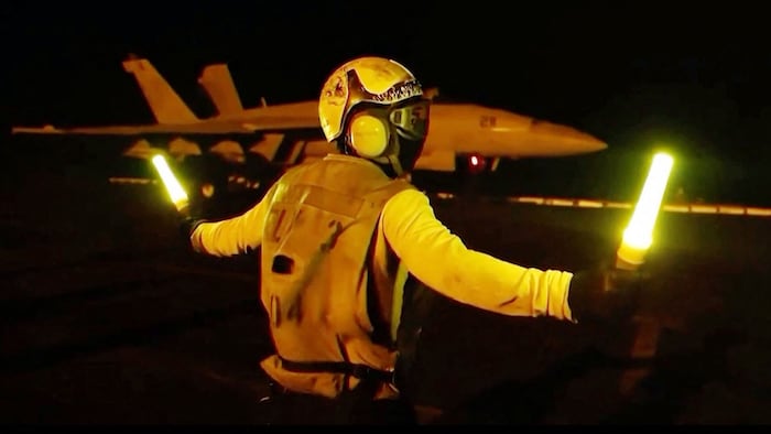 Start eines US-Kampfjets zu „Präzisionsschlägen“ gegen den Iran