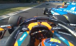 Carlos Sainz (re.) kollidierte mit Oscar Piastri.